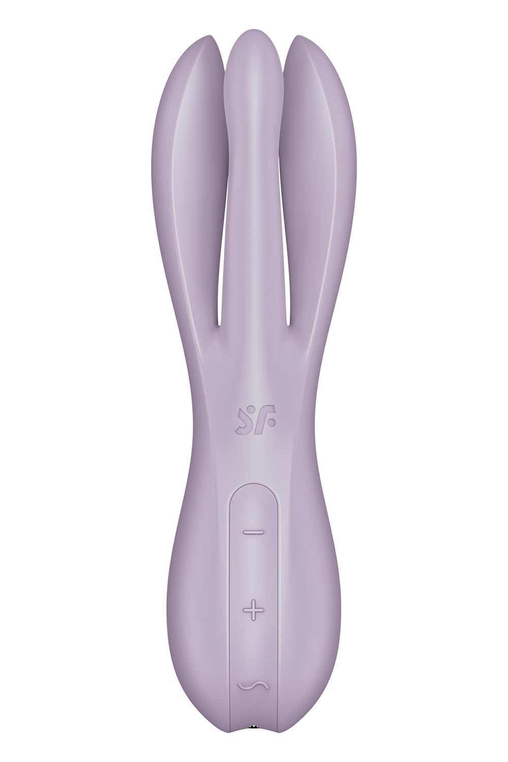 378480 Сиреневый клиторальный вибромассажер Threesome 2