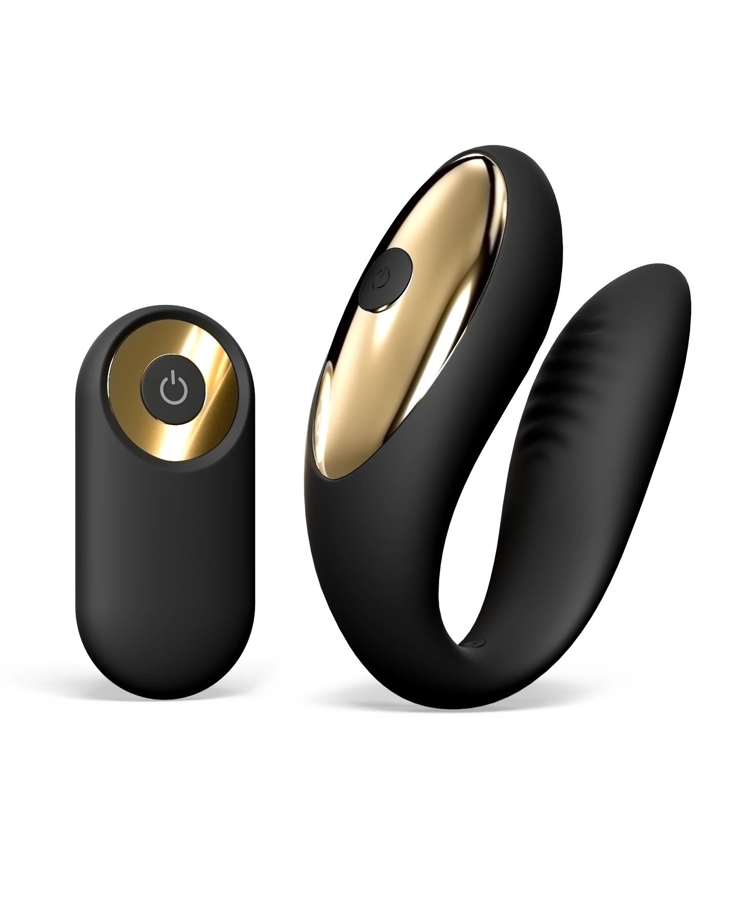 447992 Черный вибратор для пар Perfect Lover с пультом ДУ
