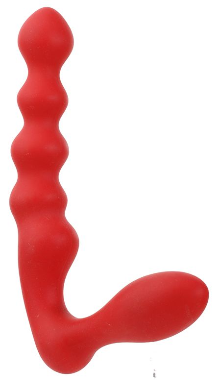 47043 Красный силиконовый стимулятор PURRFECT SILICONE - 19 см.