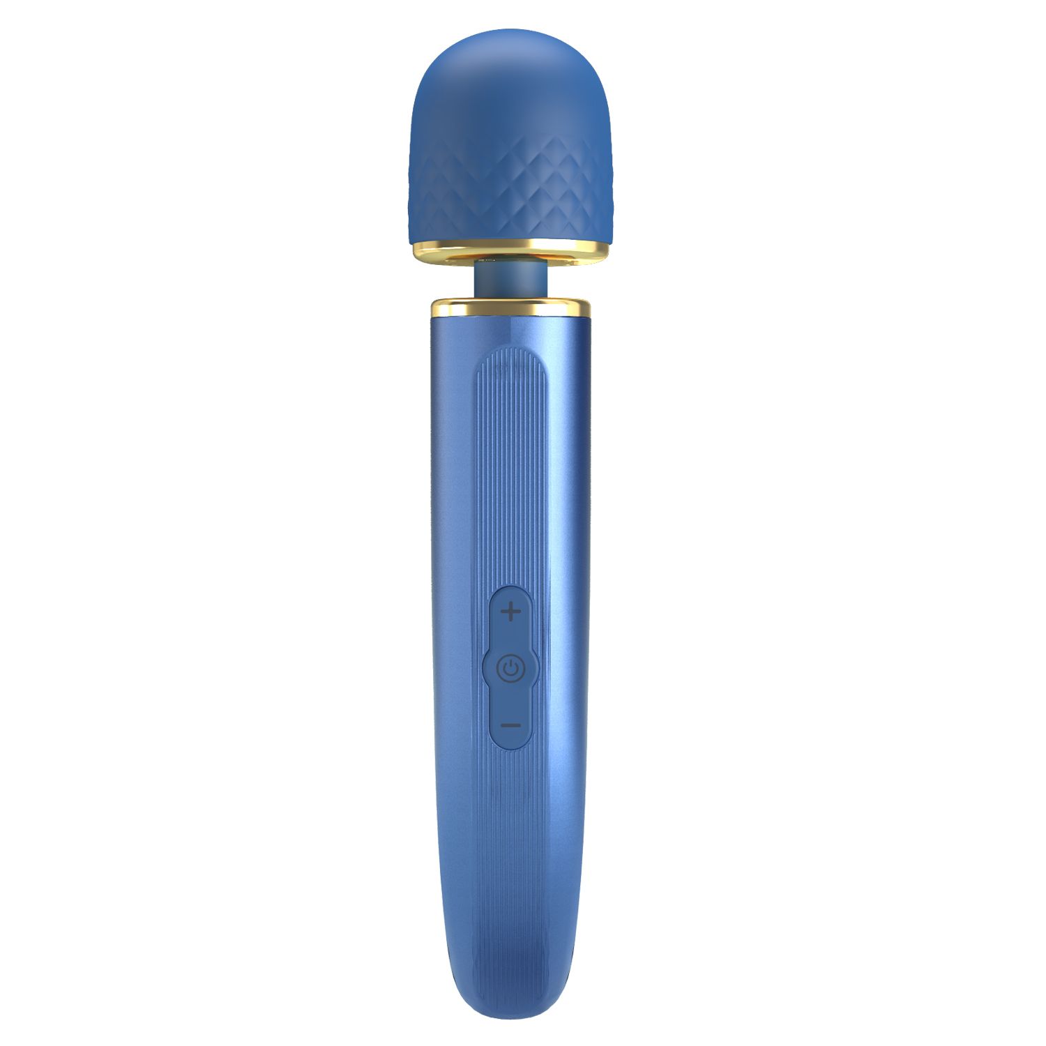 489545 Синий wand-вибромассажер Colorful Massager - 24 см.