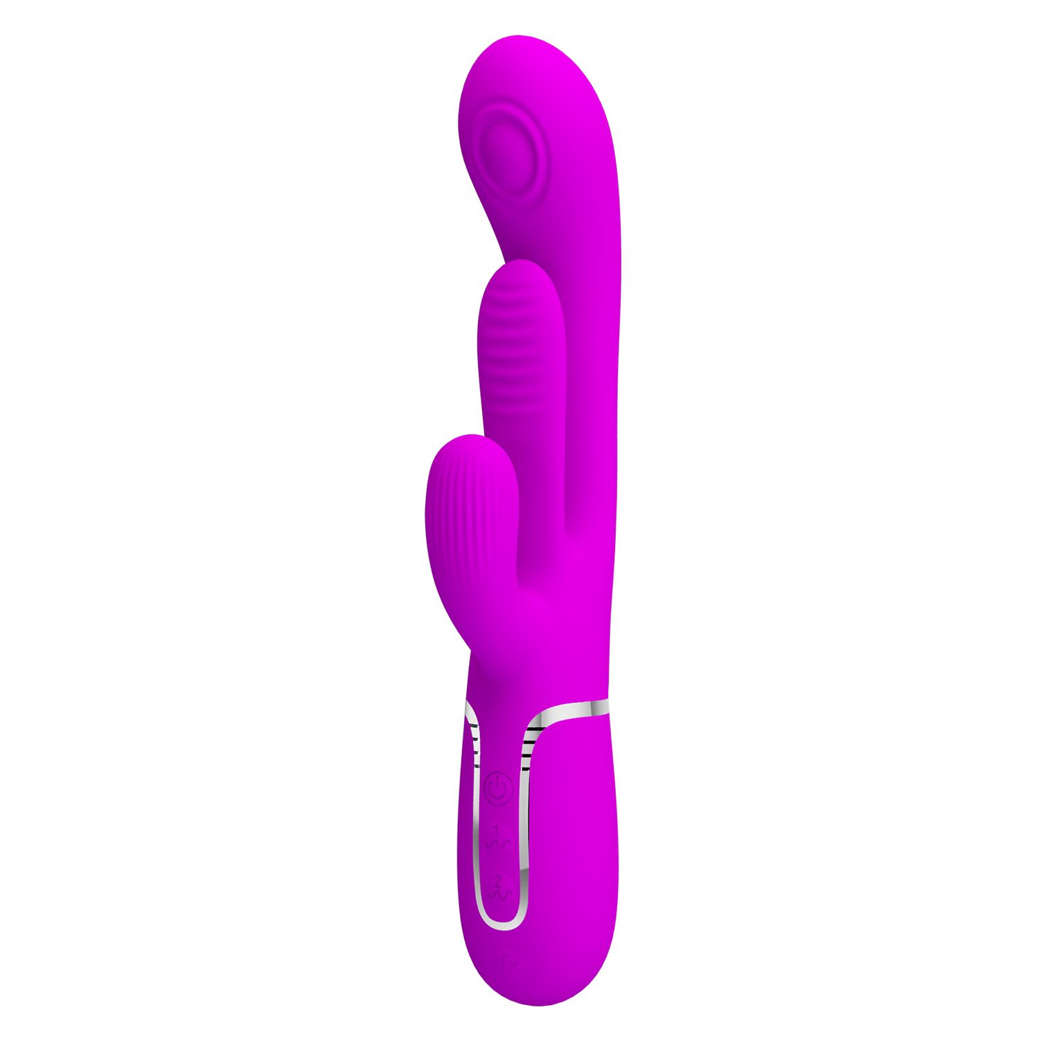 489670 Лиловый мультифункциональный вибратор Shania - 22,2 см.