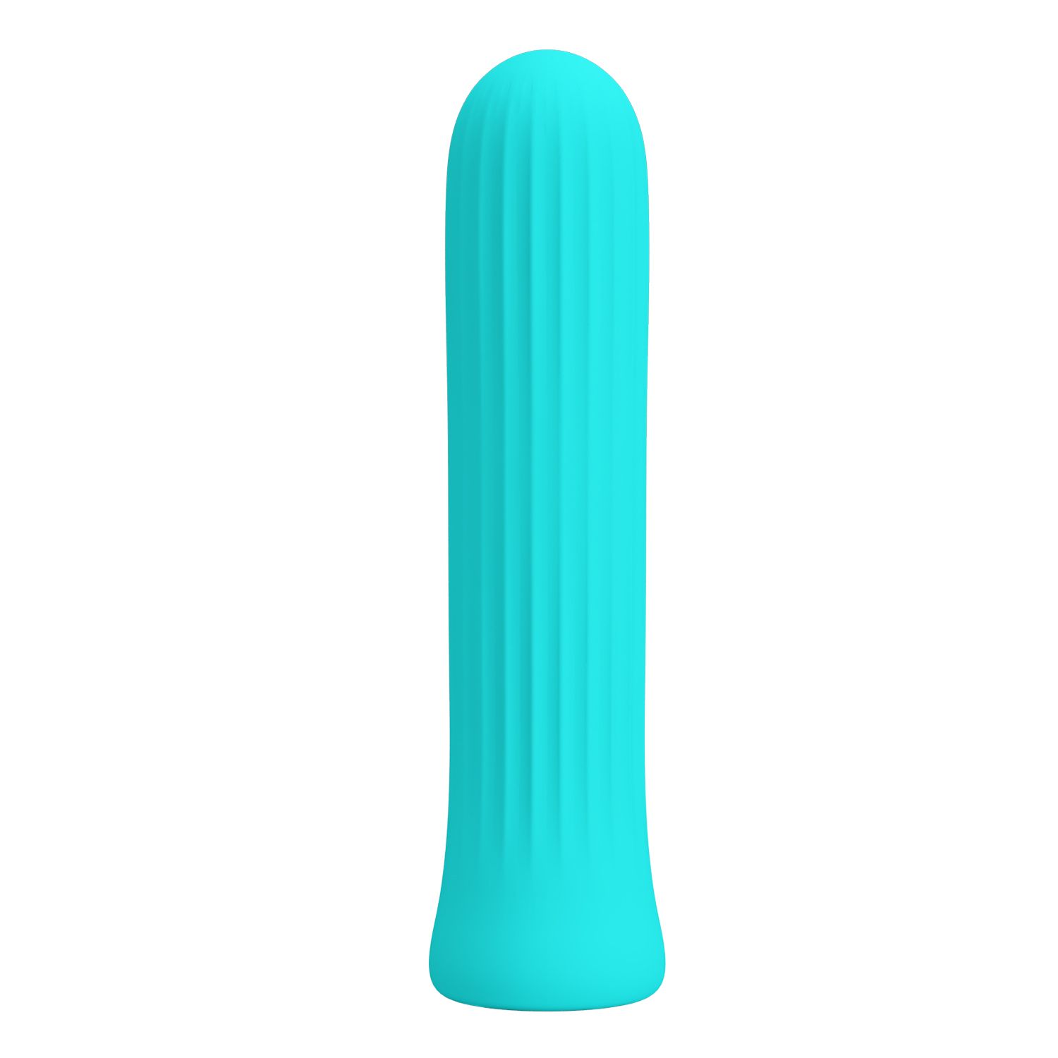 489695 Аквамариновый мини-вибратор Blanche - 10 см.