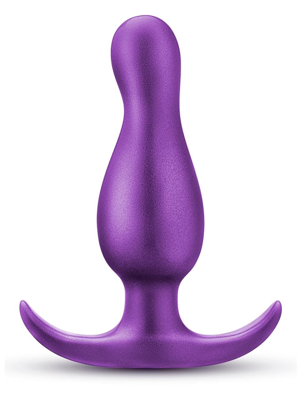 490017 Фиолетовая анальная пробка The Quantum Plug - 8,9 см.