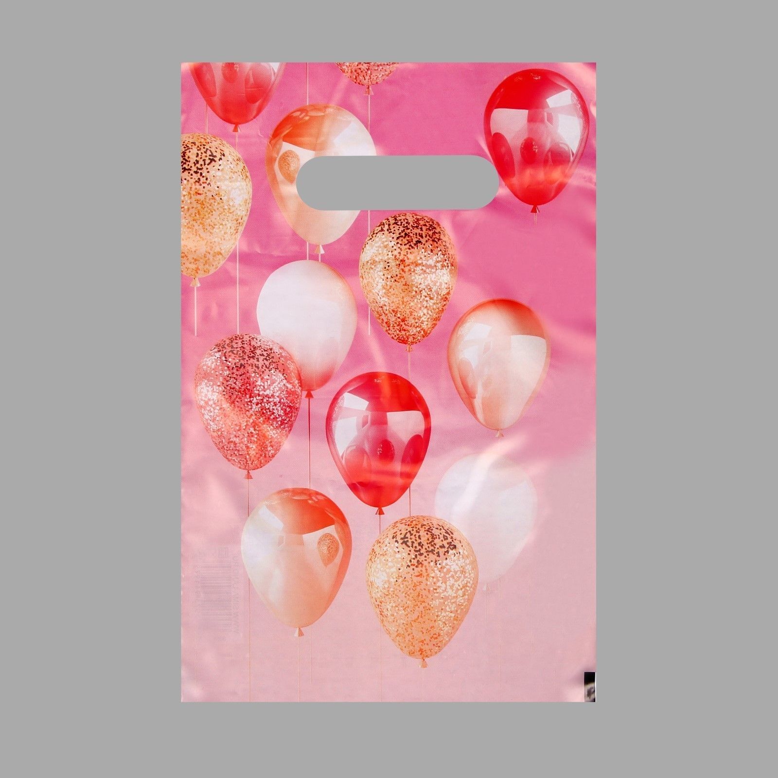 495934 Пакет «Праздничные шары» с вырубной ручкой (20х30 см)