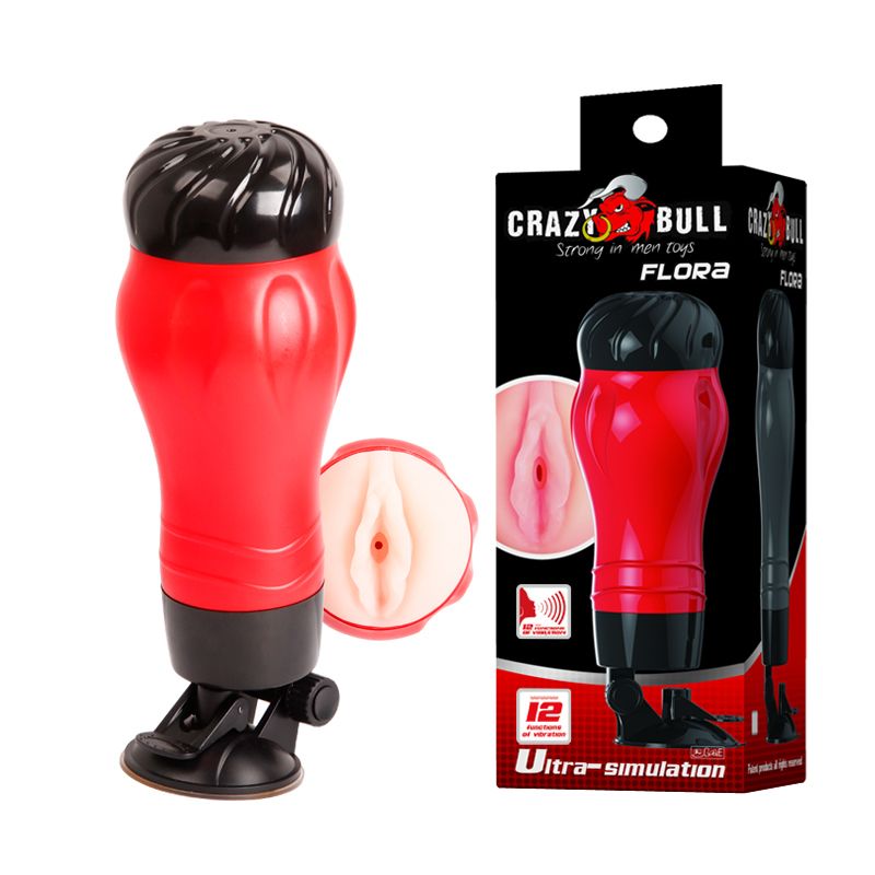 50369 Мастурбатор-вагина в тубе FLORA с вибрацией