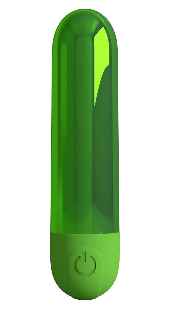 513850 Зеленая перезаряжаемая вибропуля Kiwi