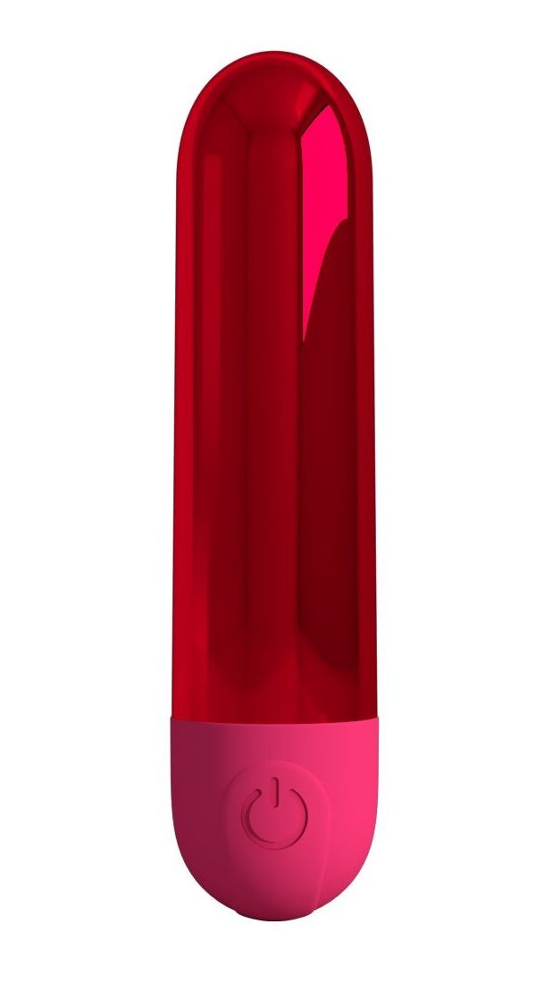 513852 Красная перезаряжаемая вибропуля Kiwi