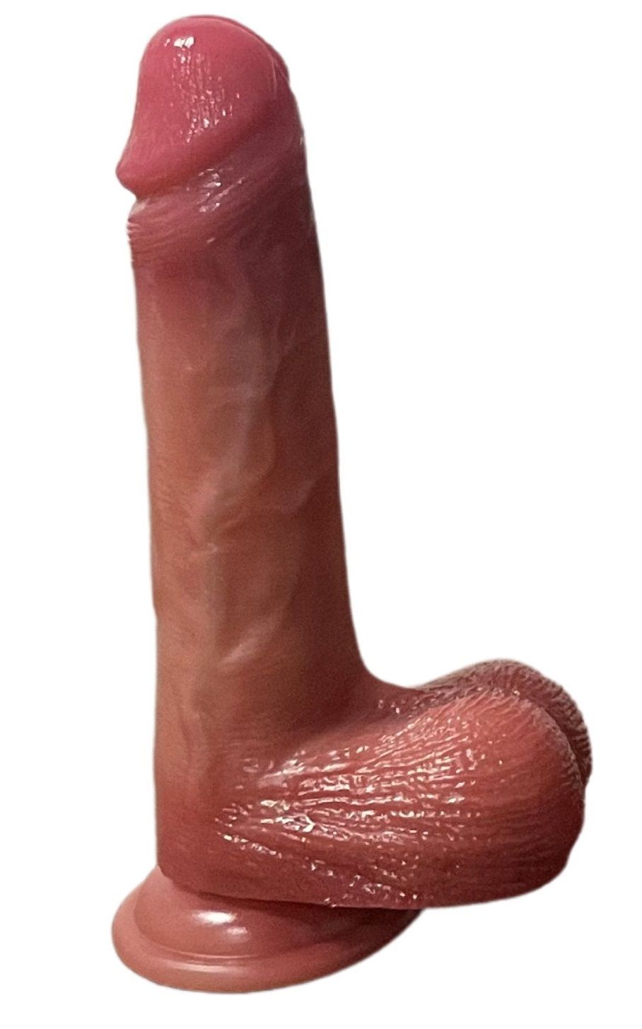 514789 Телесный вибратор с эффектами вибрации и пенетрации - 21 см.