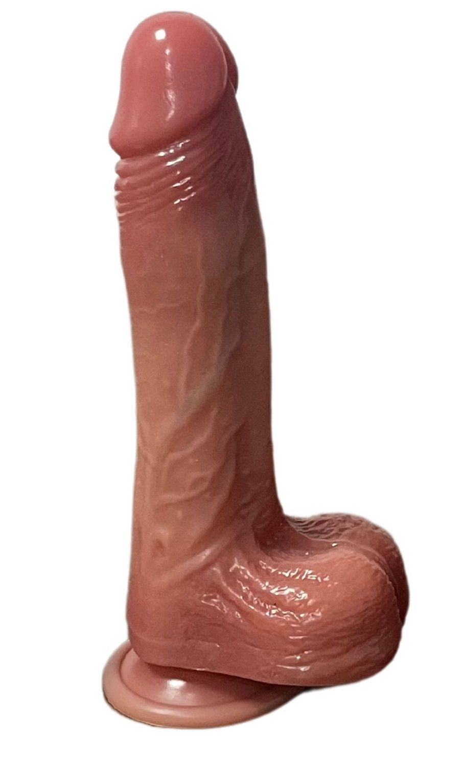 514792 Телесный вибратор-ротатор с возвратно-поступательными движениями и нагревом - 22 см.