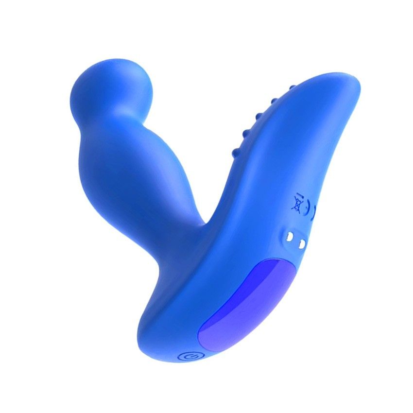 515672 Синий вибромассажер простаты 3,5’’ P-spot Massager - 12,5 см.