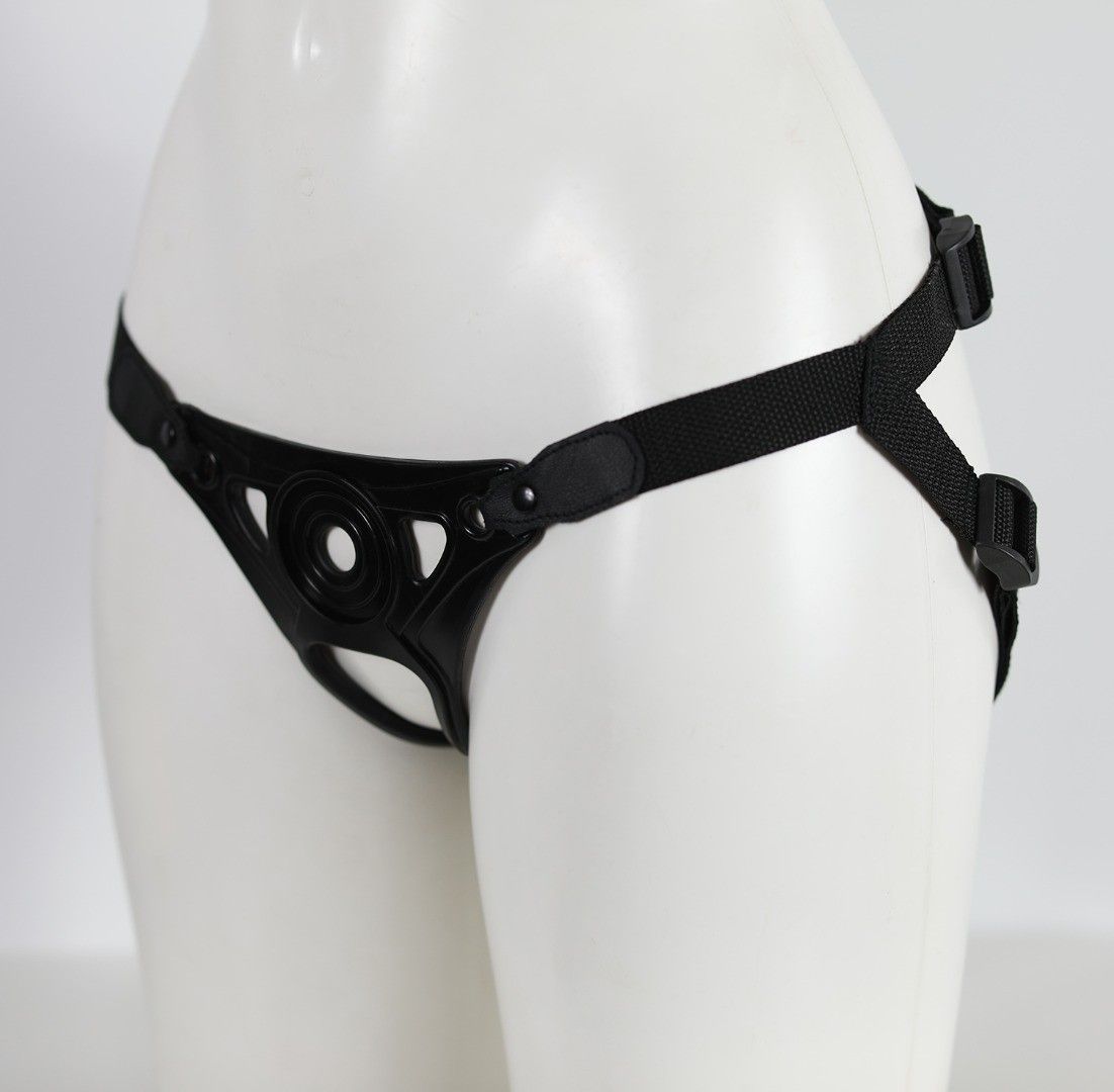 516519 Черный пояс унисекс с коннектором