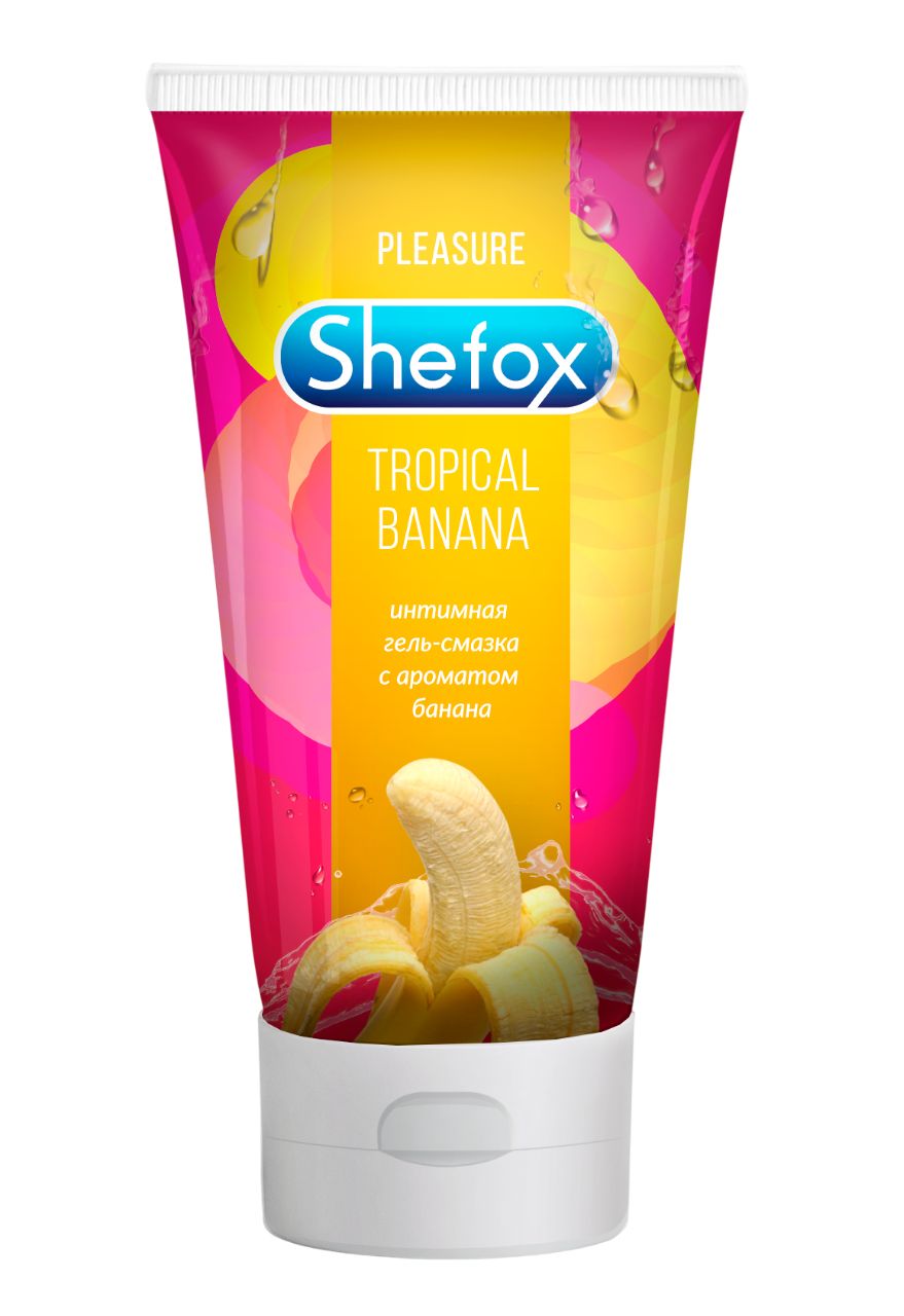 517286 Интимная гель-смазка Shefox «Тропический банан» - 50 мл.