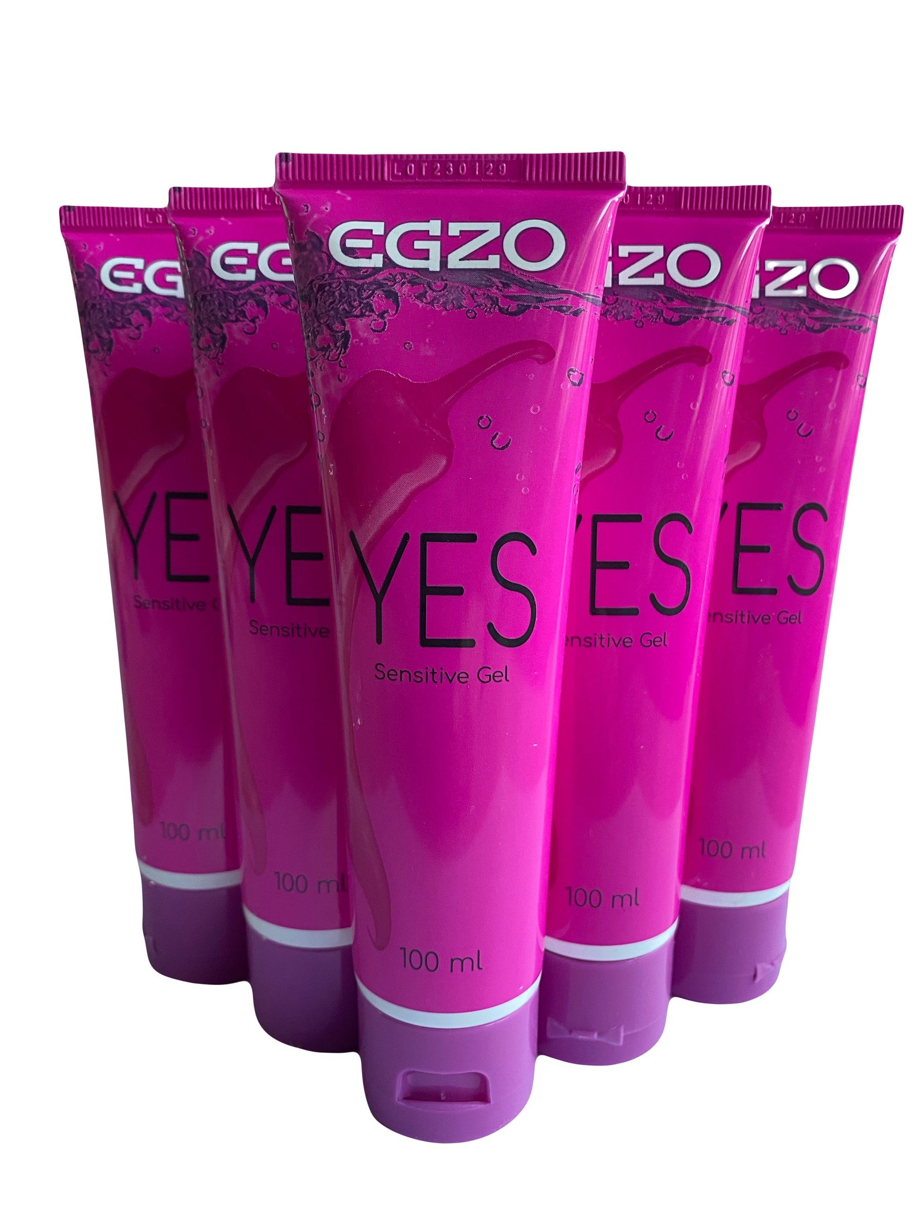 519489 Набор из 5 согревающих лубрикантов на водной основе Egzo Yes (по 100 мл.)