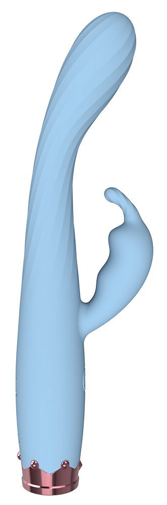 519694 Голубой вибратор-кролик - 17,8 см.