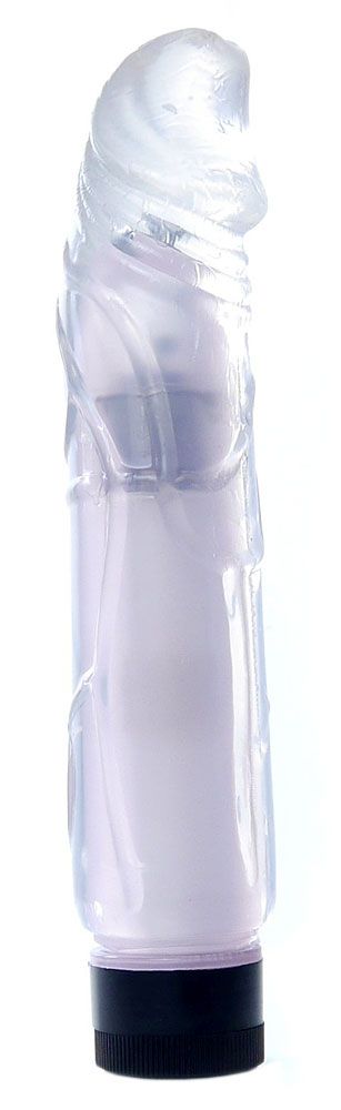 519716 Прозрачный вибратор Juicy Jelly - 22 см.