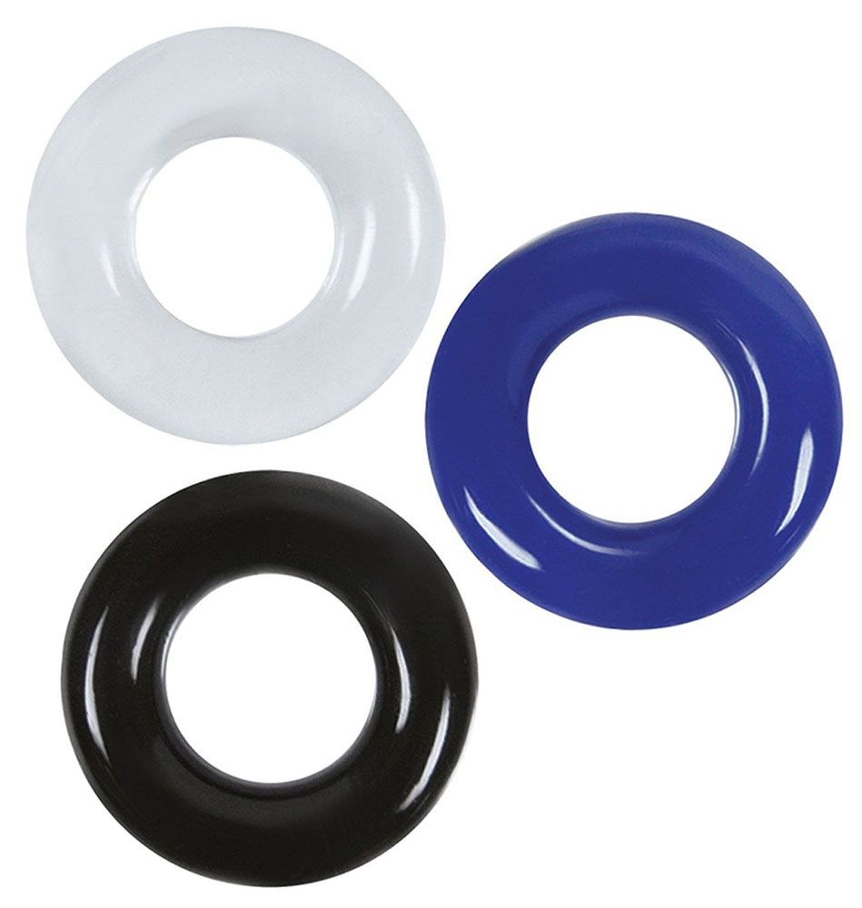 519739 Набор из 3 эрекционных колец без рельефа