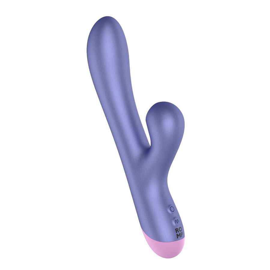 521541 Сиреневый вибратор Romp Pulse с бесконтактной клиторальной стимуляцией - 22 см.