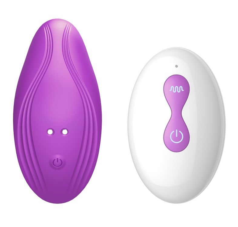 522180 Фиолетовый вибратор в трусики с пультом ДУ