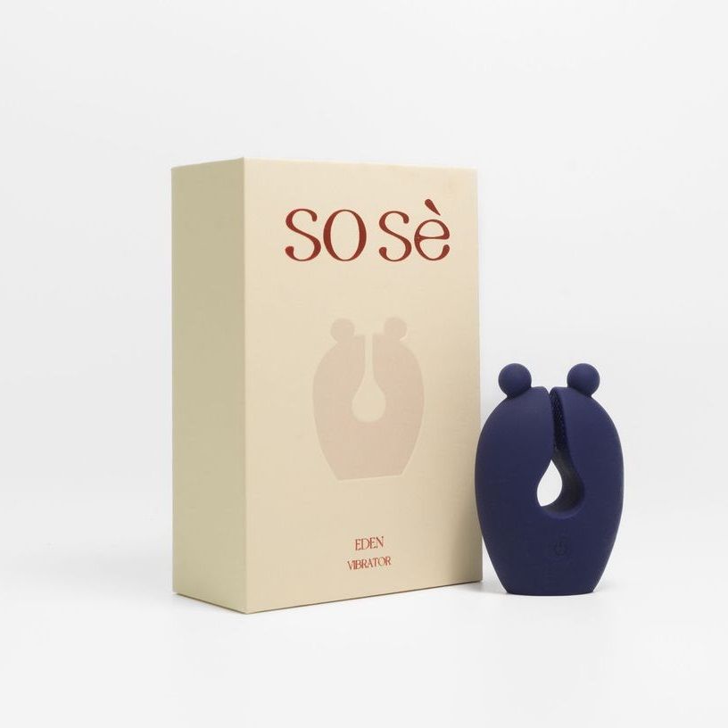 523509 Синий клиторальный вибростимулятор Eden