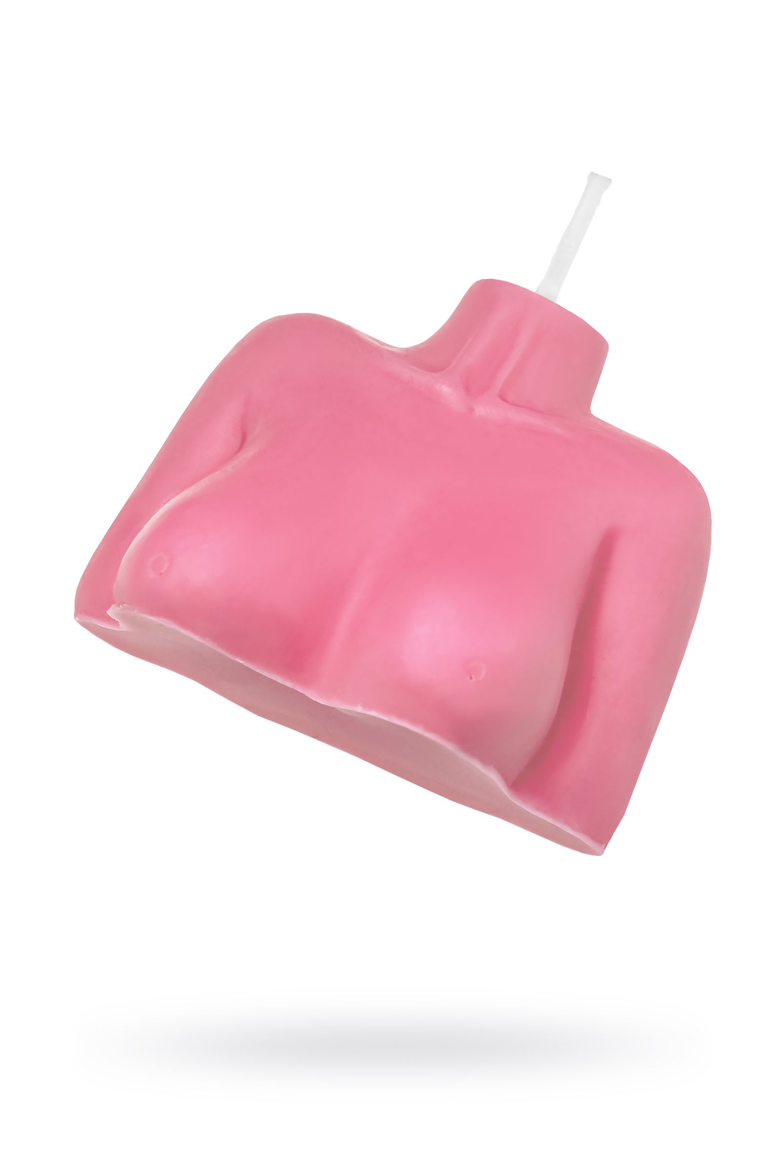 523548 Розовая сувенирная свеча «Женский силуэт»