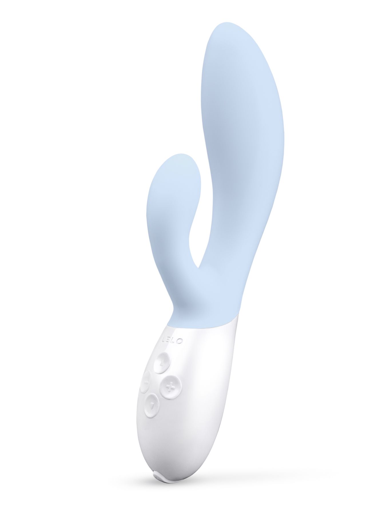 527934 Нежно-голубой вибратор-кролик Lelo Ina 3 - 20 см.