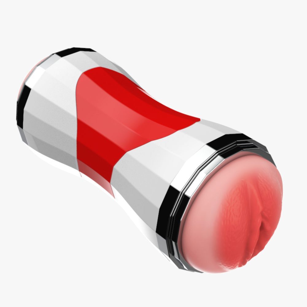 528556 Двусторонний мастурбатор в колбе Power Grip Cup - вагина и ротик