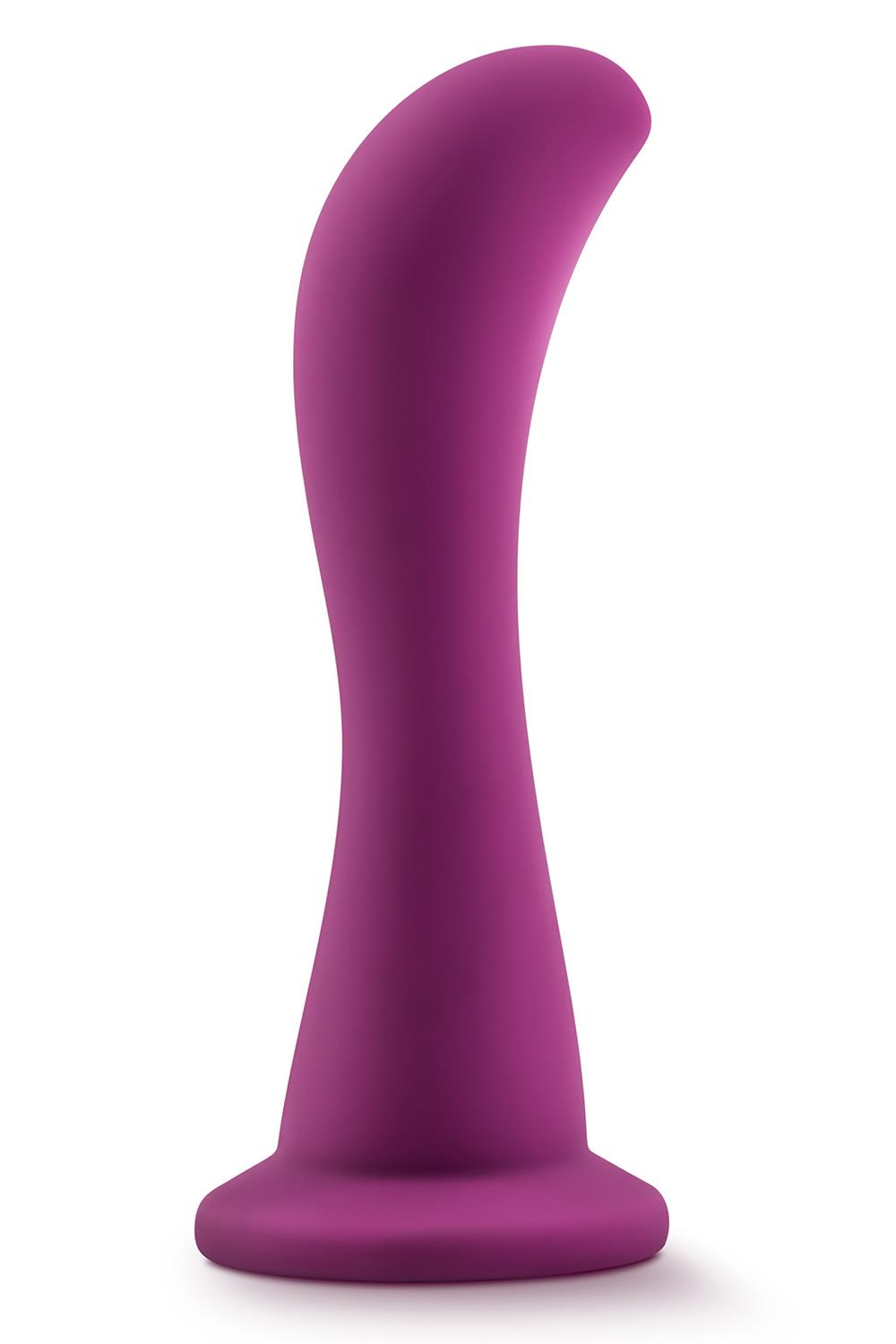 531076 Лиловый изогнутый стимулятор Bellatrix - 15,8 см.