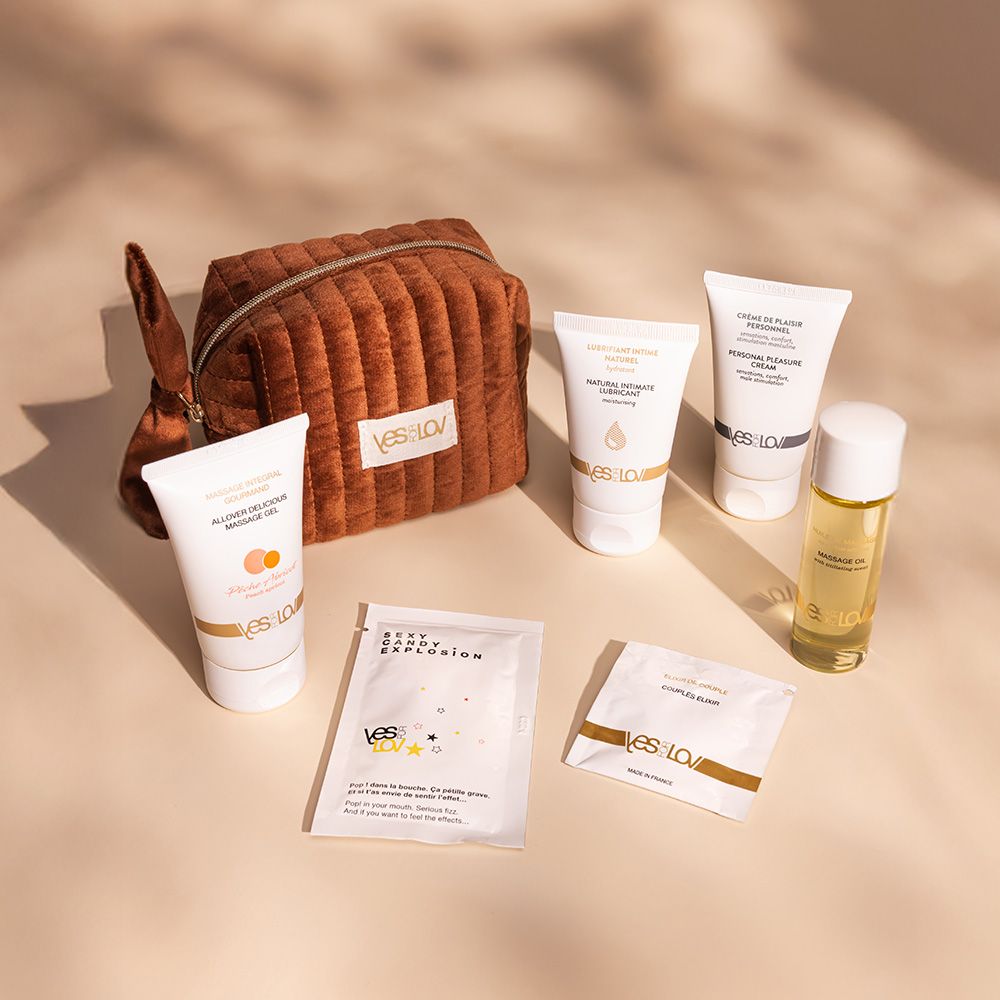 531130 Набор YESforLOV La Trousse Enchantée в коричневой косметичке