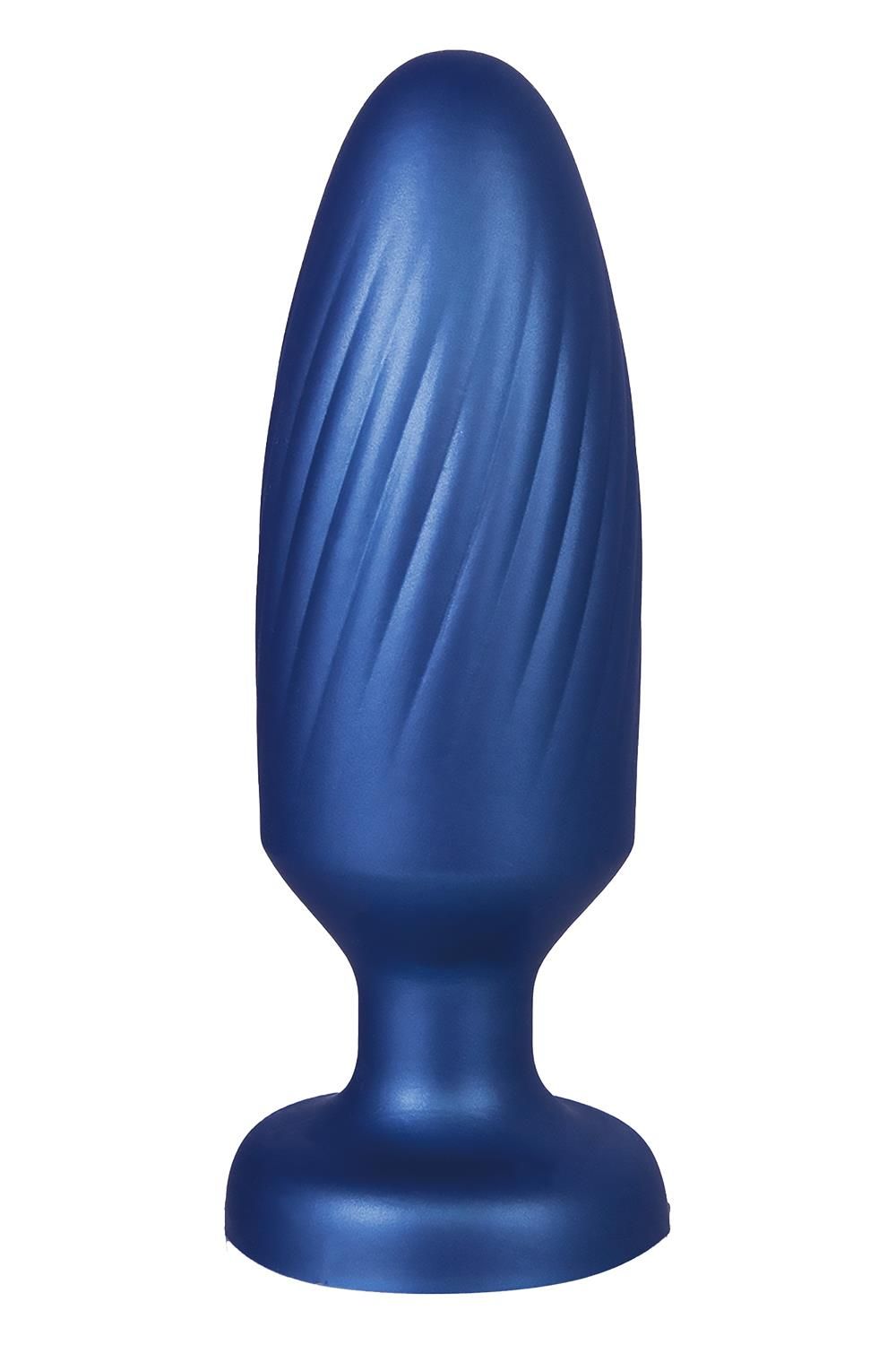 531148 Синяя анальная пробка 4 Inch Silicone Anal Plug - 12 см.