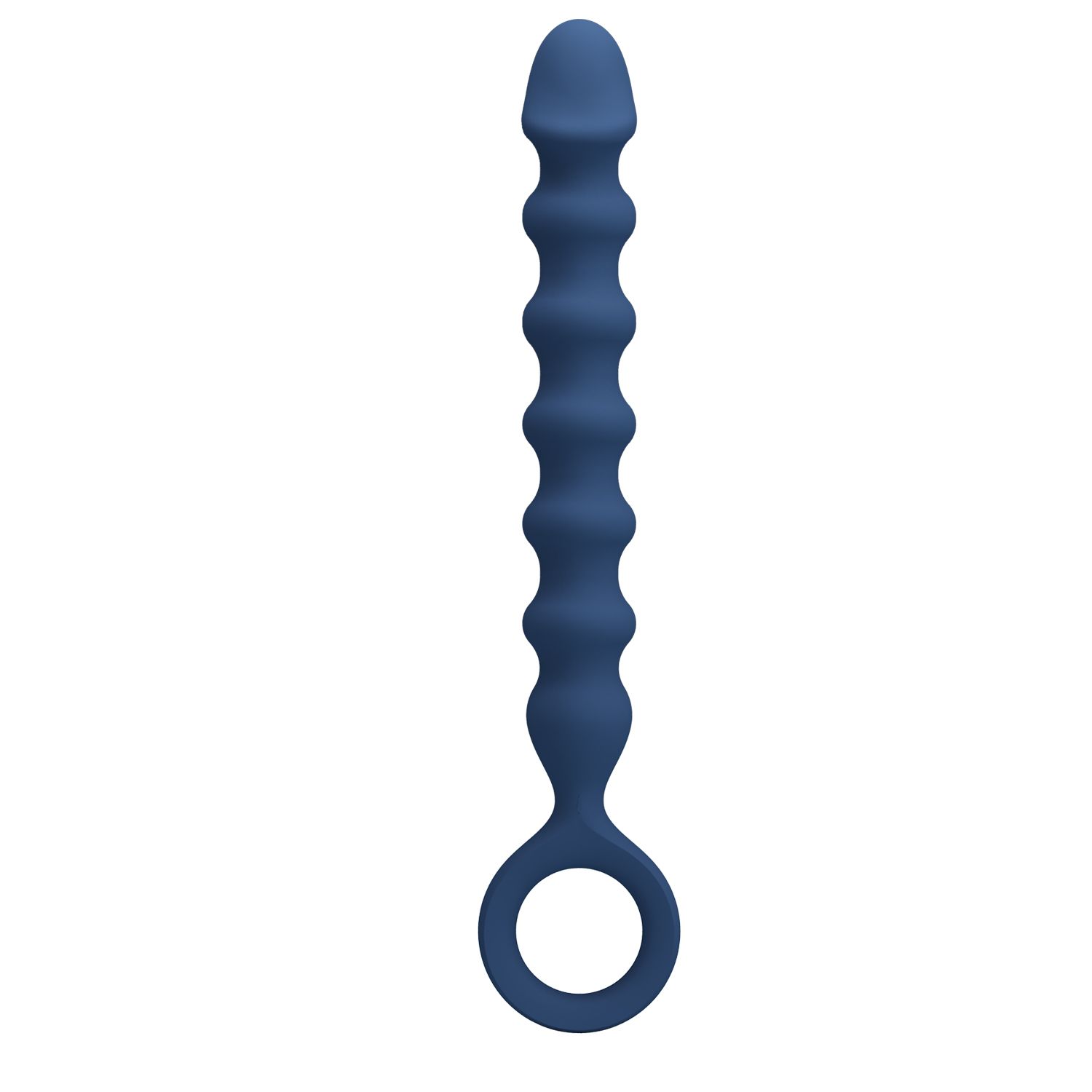 531963 Синяя анальная цепочка - 28,5 см.