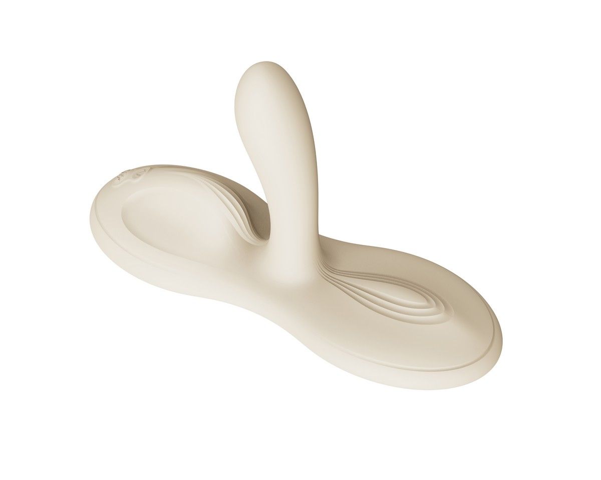 532292 Белая виброподушка с функцией нагрева Flora