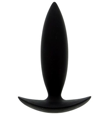 64911 Чёрная мини-пробка для анальной стимуляции BOOTYFUL ANAL PLUG XTRA SMALL BLACK - 9 см.