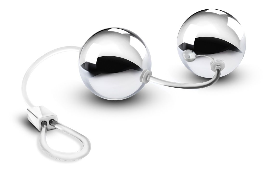 65220 Серебристые вагинальные шарики B Yours Bonne Beads